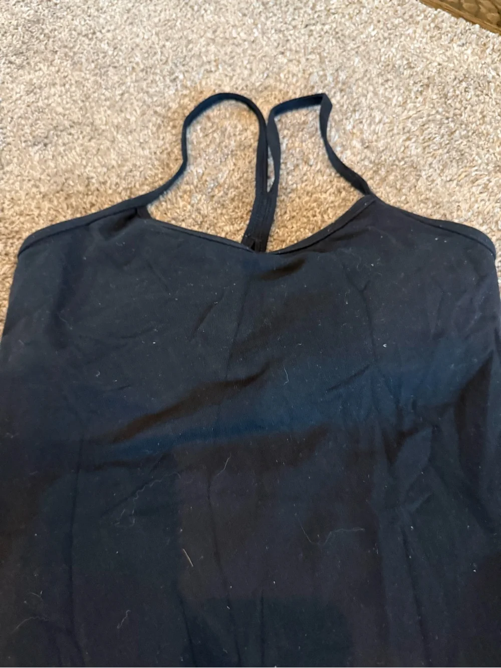 lululemon athletica Black Halter Neck Tank Top